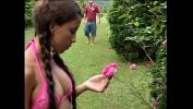 Video Bokep Tattoed dude persuaded innocent looking brunette girl from Brazil Sol De Verao to try Italian fashion on the grass