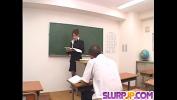 Nonton Video Bokep Nami Kimura teacher in heats goes down on a young student