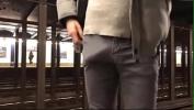 Nonton Video Bokep Married friend shows off his big bulge at a metro station and jerks off in front of me online