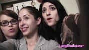 Video Bokep Pajama party leads to strapon foursome banging 3gp