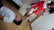 Video Bokep Japanese cheerleader feet slapping her classmate hot