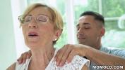 Bokep Baru Kinky Old Chubby GILF Malya has a lucky day comma gets to hop on a young dong mp4