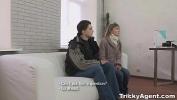 Download vidio Bokep Tricky Agent Assfucked Christie B with her bf downstairs teen porn hot
