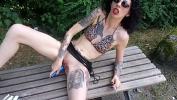 Download Bokep Lucy Ravenblood smoking and diloing her pussy in a public park online