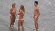 Nonton Film Bokep Two blondes bathing naked in the sea period hot