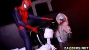 Vidio Bokep Black Cat screwed by Spidey from behind doggystyle hot