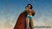 Bokep 3D Wonder Woman sucking on Superman 039 s hard cock