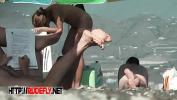 Video Bokep Terbaru A nudists beach porno video of three girls sitting in the sand hot