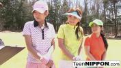 Nonton Video Bokep Cute Asian teen girls play a game of strip golf 2020