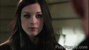 Bokep Baru Gorgeous brunette top model gets her pussy eaten by security