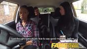 Film Bokep Fake Driving School busty black girl fails test with lesbian examiner gratis