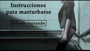 Nonton Bokep Instrucciones para masturbarse en espa ntilde ol period Te pillaron espiando period JOI gratis