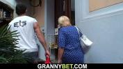 Bokep Hot Blonde 80 years old granny pleases young stranger 3gp