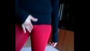 Nonton Bokep cameltoe red leggings