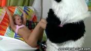 Bokep Mobile Fetish teen fucks plush panda gratis