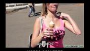 Bokep Baru Blonde Czech student Angelica is talked into having sex in public mp4