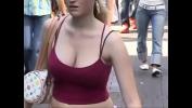 Film Bokep Busty candid teen walking down the street comma bouncing boobs cleavage w slowmotion 3gp online