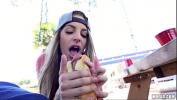 Vidio Bokep Kimmy Granger eating a hot cock in public