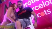 Bokep HD Spanish pornstars public threesome on stage