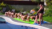 Bokep Video Lucky man fuck in throat Kira Queen and her girlfriends at the pool