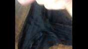 Bokep Full A morning cum shot on her black panties 3gp