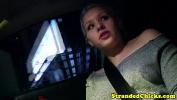 Video Bokep Terbaru Hitching blonde teen grabs drivers cock
