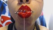 Download Film Bokep bright red lips drool and spit a lot of saliva mp4