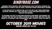 Video Bokep OCTOBER 2019 at SINDYROSE site fisting comma prolapse comma dildo comma vegetables excl 2020