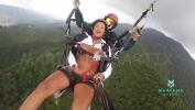 Bokep HD Colombian porn star does extreme sport paragliding naked