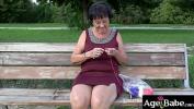 Bokep Video Slutty grandma Hettie calls young Rob hot