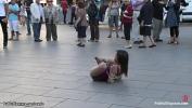 Download Film Bokep Gagged and tied Spanish brunette slut Samia Duarte posing naked in public then big cock James Deen fucking her in various places around the city hot