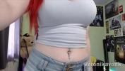 Download Video Bokep Hot redhead girl with massive boobs play and spit on Huge tits terbaru