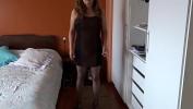 Bokep Hot Beautiful mature mother dresses in nylon stockings and garters to go to work comma she returns home in the afternoon with her young coworker to enjoy her huge cock and fuck mp4