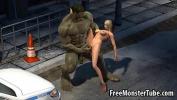 Bokep 3D cartoon babe getting fucked outdoors by The Hulk 3gp