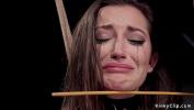 Video Bokep Terbaru All natural brunette slave trainee Dani Daniels with hairy pussy gets caned in rope bondage then twat banged by huge dick of slave Michael Vegas under training coach James Mogul hot