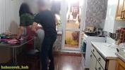Video Bokep Terbaru husband was absent and wife in the kitchen seduced a friend with a big dick for hot sex