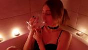Link Bokep A Sexy Cutie Resting in a Beautiful Bathroom by candlelight and Drinks MILK colon Footjob and Blowjob mp4