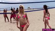 Bokep Online Athletic teen babes in sexy bikinis fucked by their coach mp4