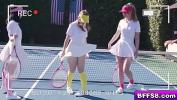 Link Bokep Tennis ladies gets to work sucking and licking the tennis pros fat racket mp4