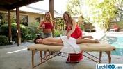 Bokep Terbaru Stepmom shows two teens how to give a proper massage 3gp online