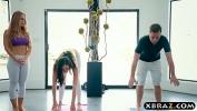 Bokep Terbaru Yoga session of a guy turns into a threesome with two babes 2022