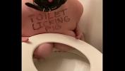 Bokep Baru Fuckpig JustAFilthyCunt nasty whore gagged licking toilet seat in gimp hood 3gp online