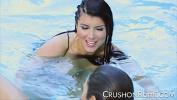 Nonton Bokep Two busty brunettes lick each other while in the pool 3gp online