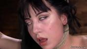 Video Bokep Brunette goth babe Charlotte Sartre pussy rubbed in an eagle standing bondage hot