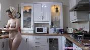 Nonton Video Bokep Stunning ass and big natural tits blonde babe preparing herself some coffee in the morning comma all naked in the kitchen period terbaik