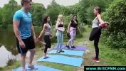 Download Video Bokep CFNM Four girls having fun with one guy during yoga lesson mp4