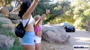 Bokep 2020 After a failed attempt to stop a car while flashing their tits two hitchhiking bffs decide to find a quiet place and have sex instead period The blonde is tisucked while rubbed and facesits her busty friend period Then she rims her big tits bru