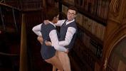 Bokep Hot Horny 3D cartoon hunk gets fucked in the library