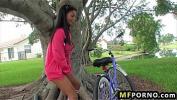 Video Bokep Terbaru Freaky babe fucks herself with her bike Adriana Milano 2 3gp