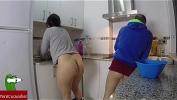 Bokep Kitchen work turns to married couple fucking online